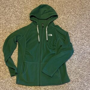 The North Face Forest Green Fleece Hoodie